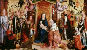 La adoración de los reyes de Master of St. Severin